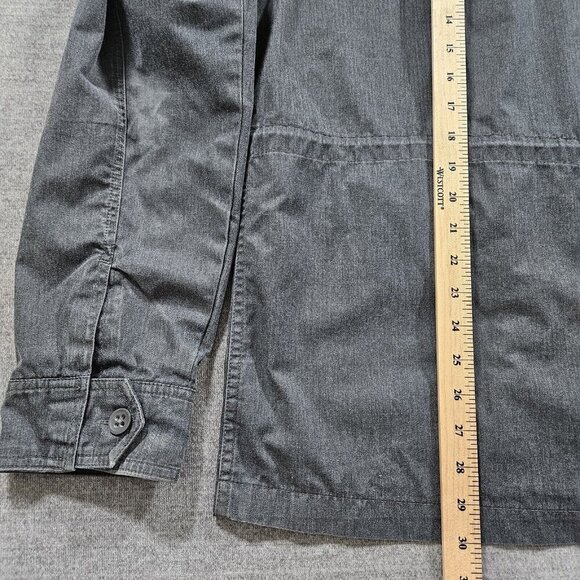 Vans Jacket Mens L Gray Full Zip Multi Pocket Barn Utility Chore Coat Outdoors - Picture 6 of 16